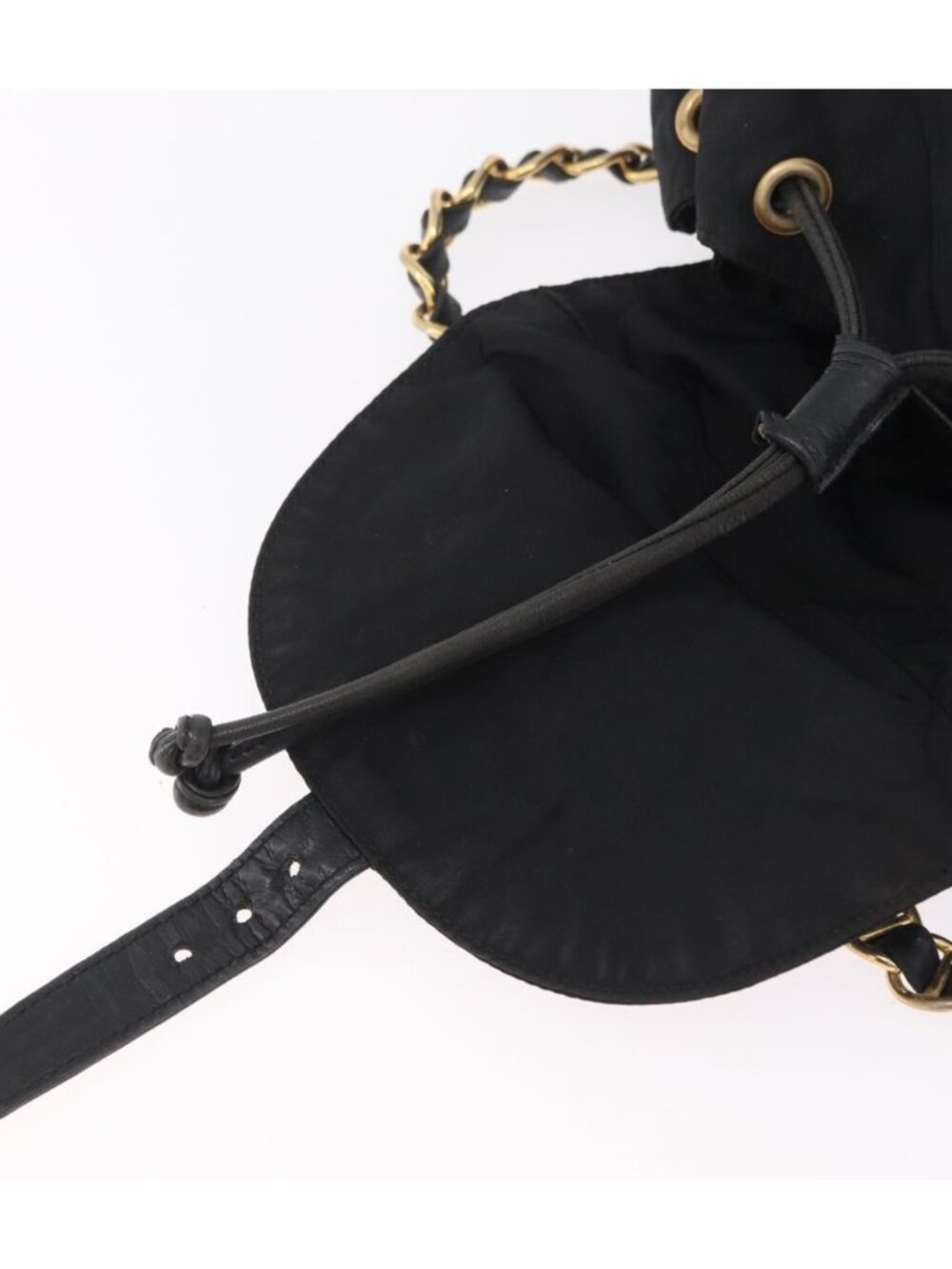 PRADA Backpack Nylon Black Gold - Picture 14 of 16